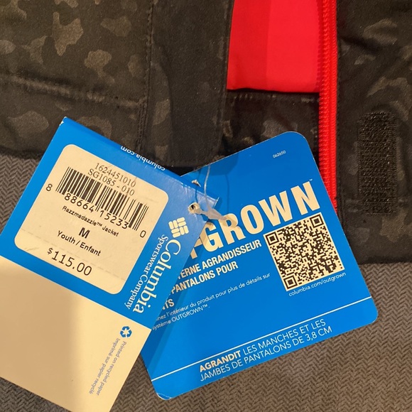 Columbia Girls Razzmadazzle Winter Snow Jacket Black - Picture 2 of 7